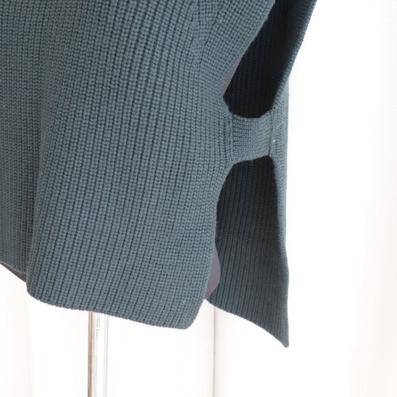 Isabel Marant 100% Merino Wool Megan Sleeveless Sweater Vest Teal Sz S/4 - Picture 8 of 8
